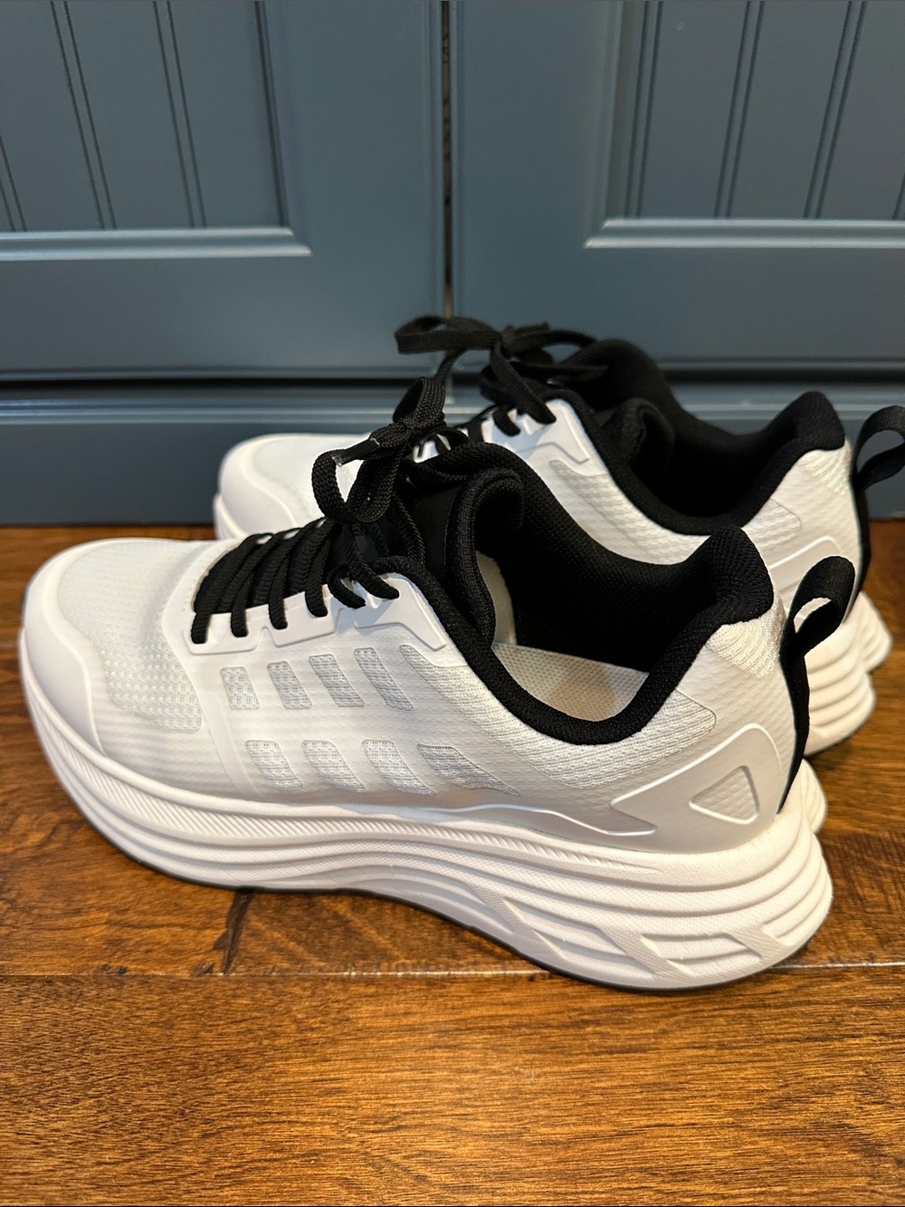 Nortiv 8 white black shoes sneakers 8.5 - Picture 3 of 7